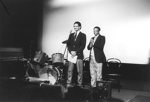 Prof. Donald Muldrow Griffith, Dr. Ntongela Masilela, Black Cultural Festival 1986, Berlin/Germany