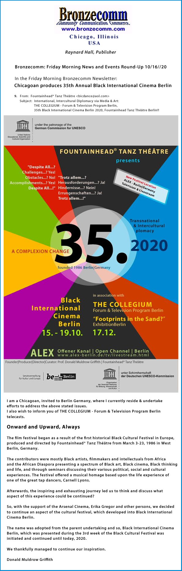 35. Black International Cinema Berlin 2020