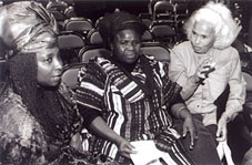 Yari Yari, from left: Micere Mugo, Ama Ata Aidoo, Nawal el Saadawi